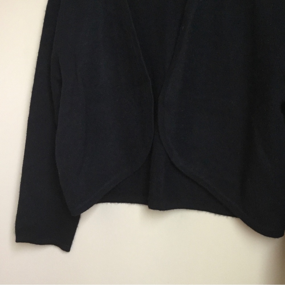 NEW Saks Fifth Avenue Black Cashmere Bolero Cardigan Sweater - Picture 5 of 8